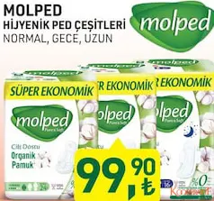 MOLPED HİJYENİK PED ÇEŞİTLERİ NORMAL, GECE, UZUN MOLPED HİJYENİK PED ÇEŞİTLERİ NORMAL, GECE, UZUN